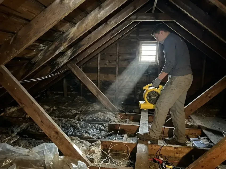 attic-water-damage-drying-proc-007 — frequently asked questions, Emergency Water Extraction & 24/7 Flood Response in Wood-Ri…